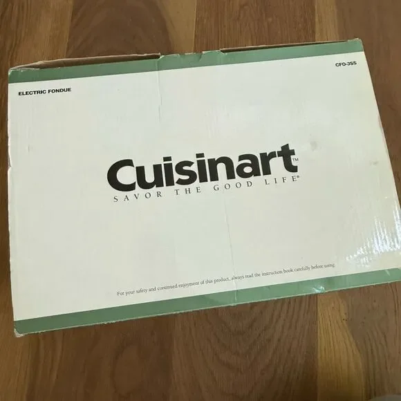 New Open Box Cuisinart Electric Fondue Pot CFO-3SS *Missing Forks* - Picture 4 of 10